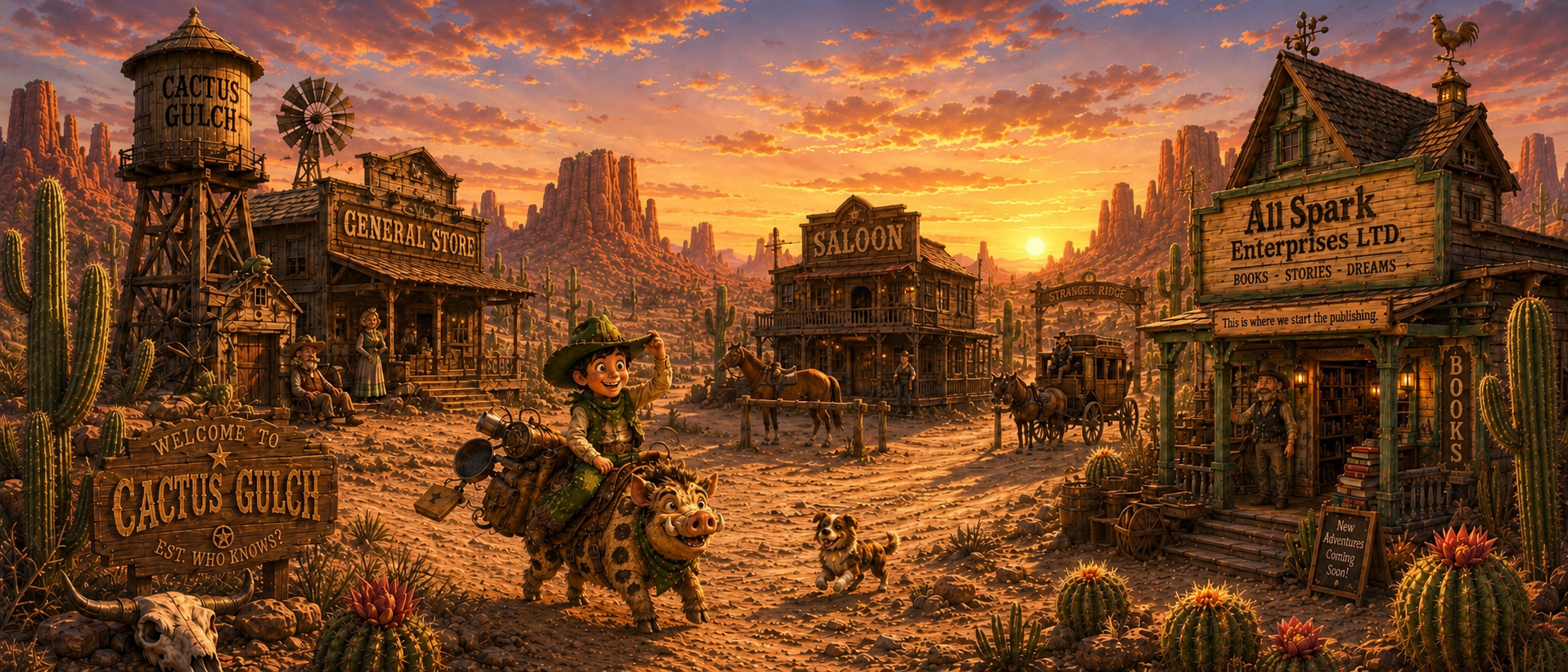 Welcome to Cactus Gulch — the world of Cactus Jack