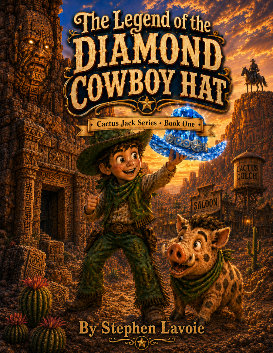 The Legend of the Diamond Cowboy Hat — Book 1 Cover